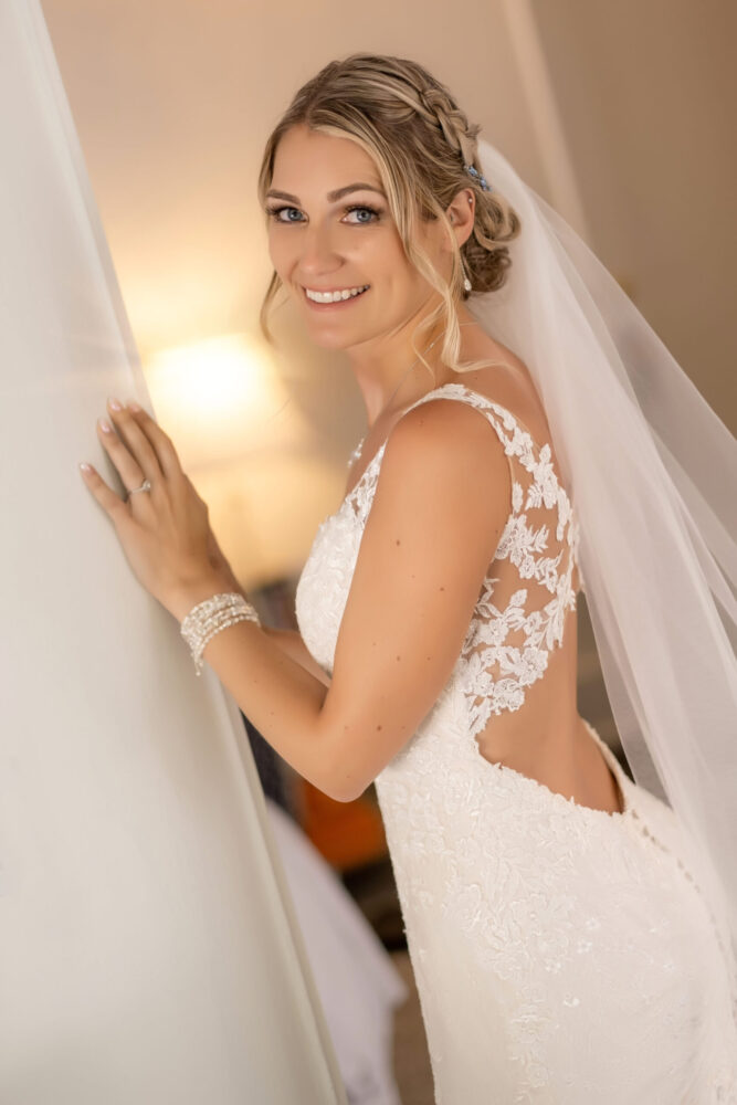 bfac bride in wedding dress