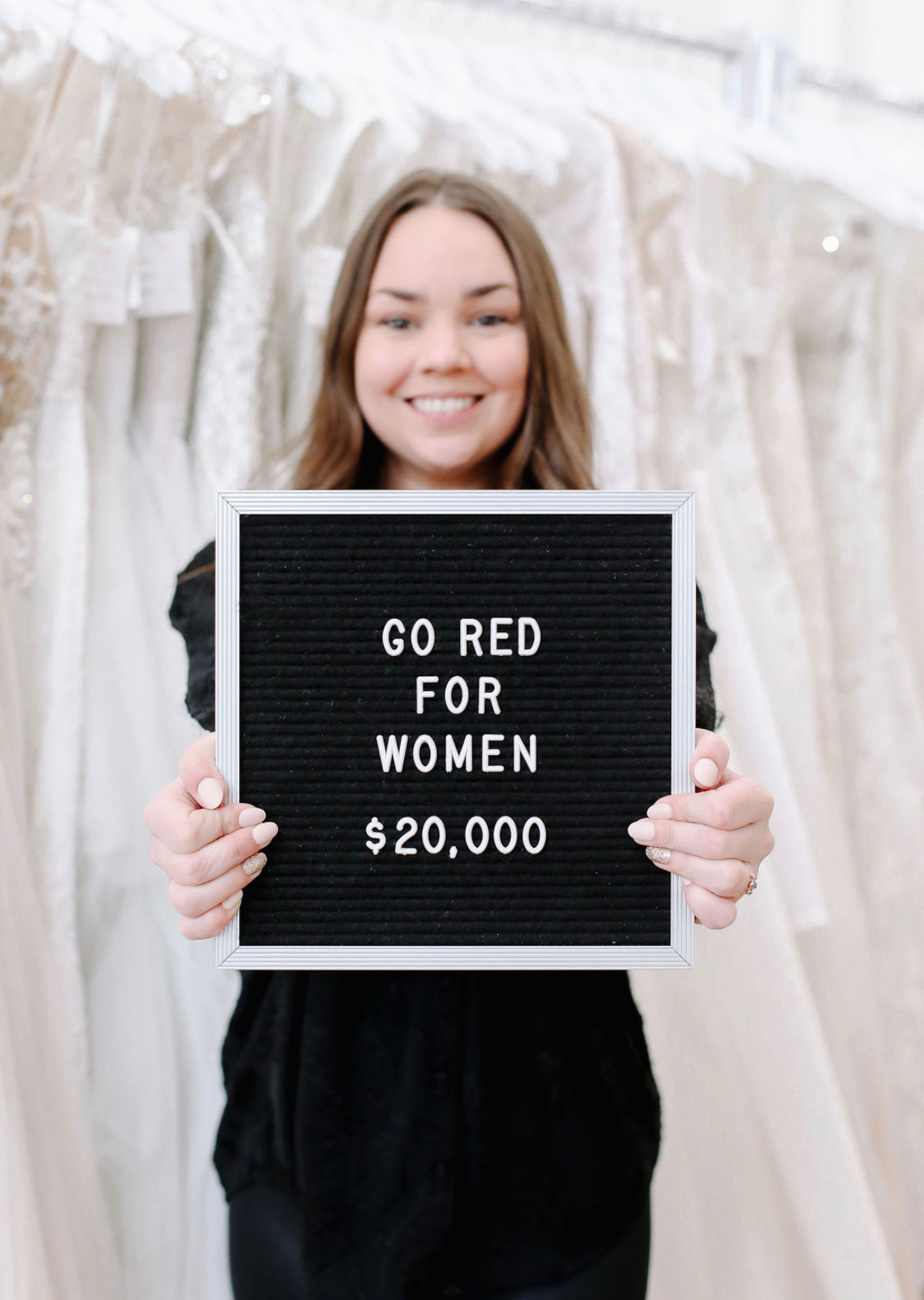 2022 Gift of $20,000 to Go Red for Women!