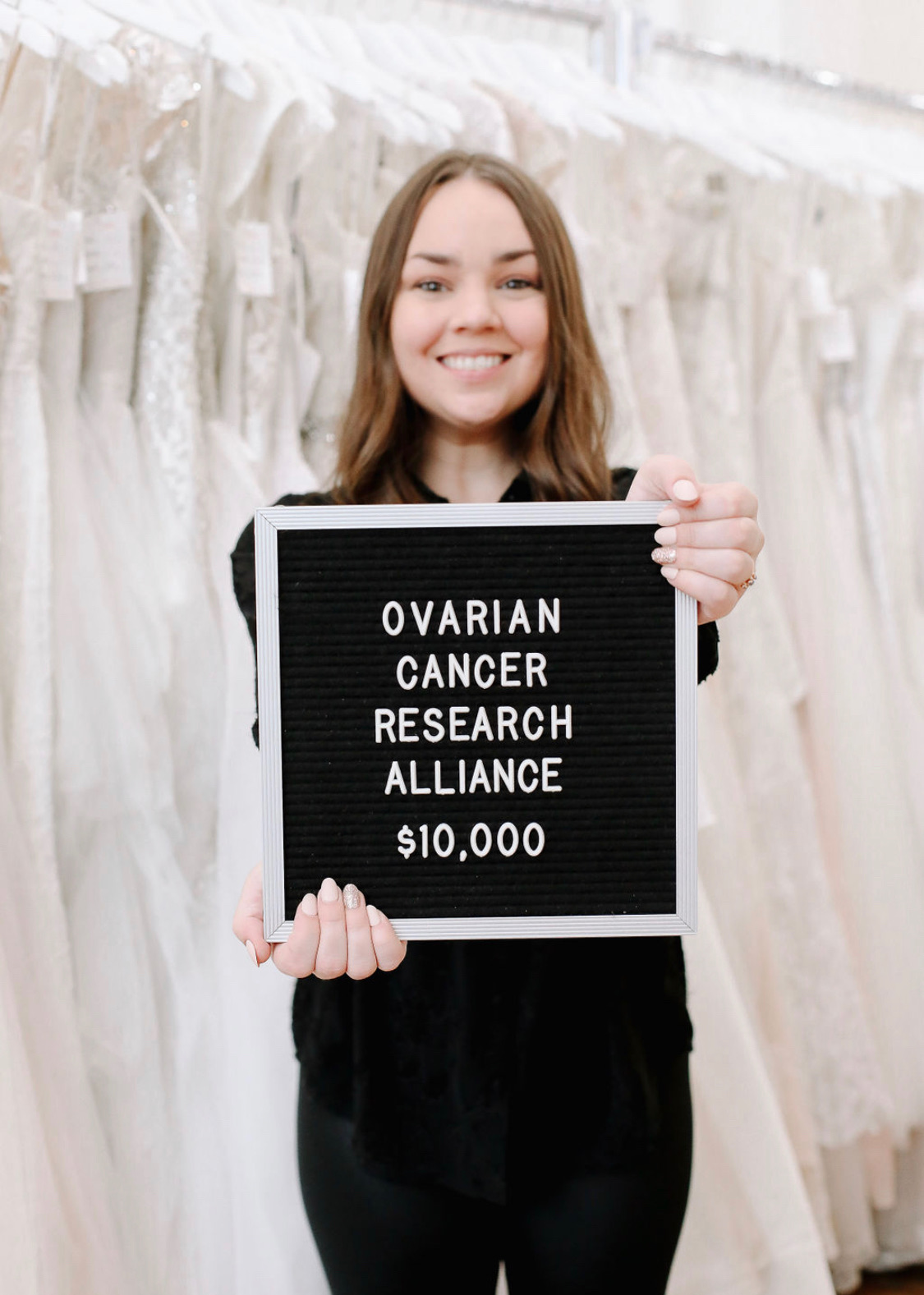 2022 Gift of $10,000 to Ovarian Cancer Research Alliance
