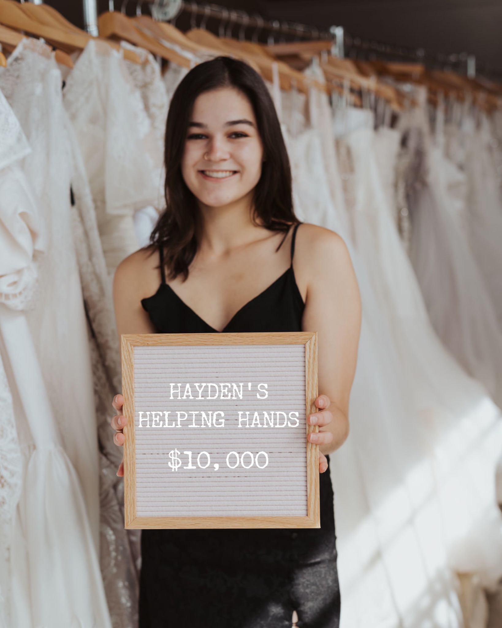 2023 Gift of $10,000 to Hayden’s Helping Hands!