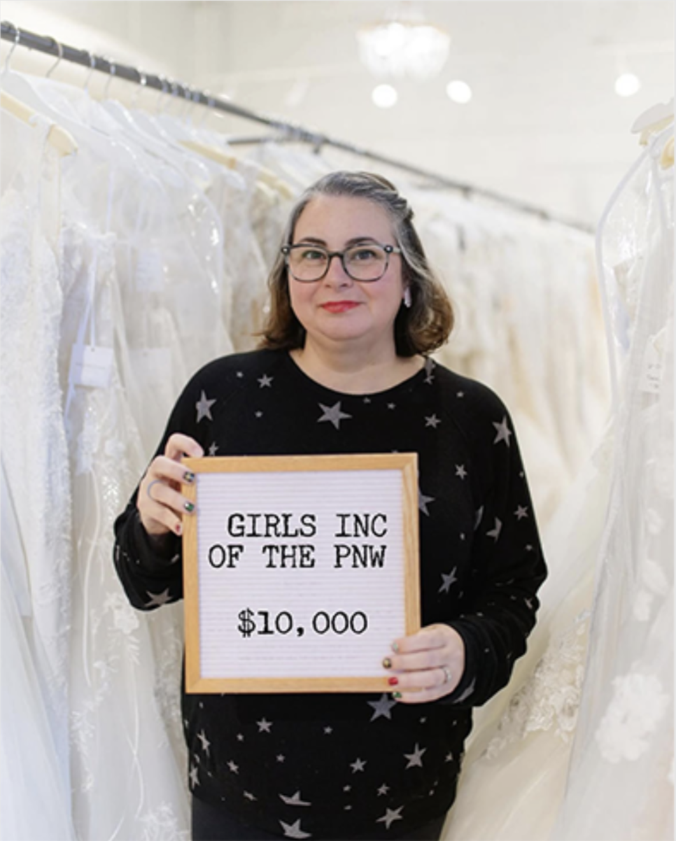 2025 Gift of $10,000 to Girls Inc of PNW