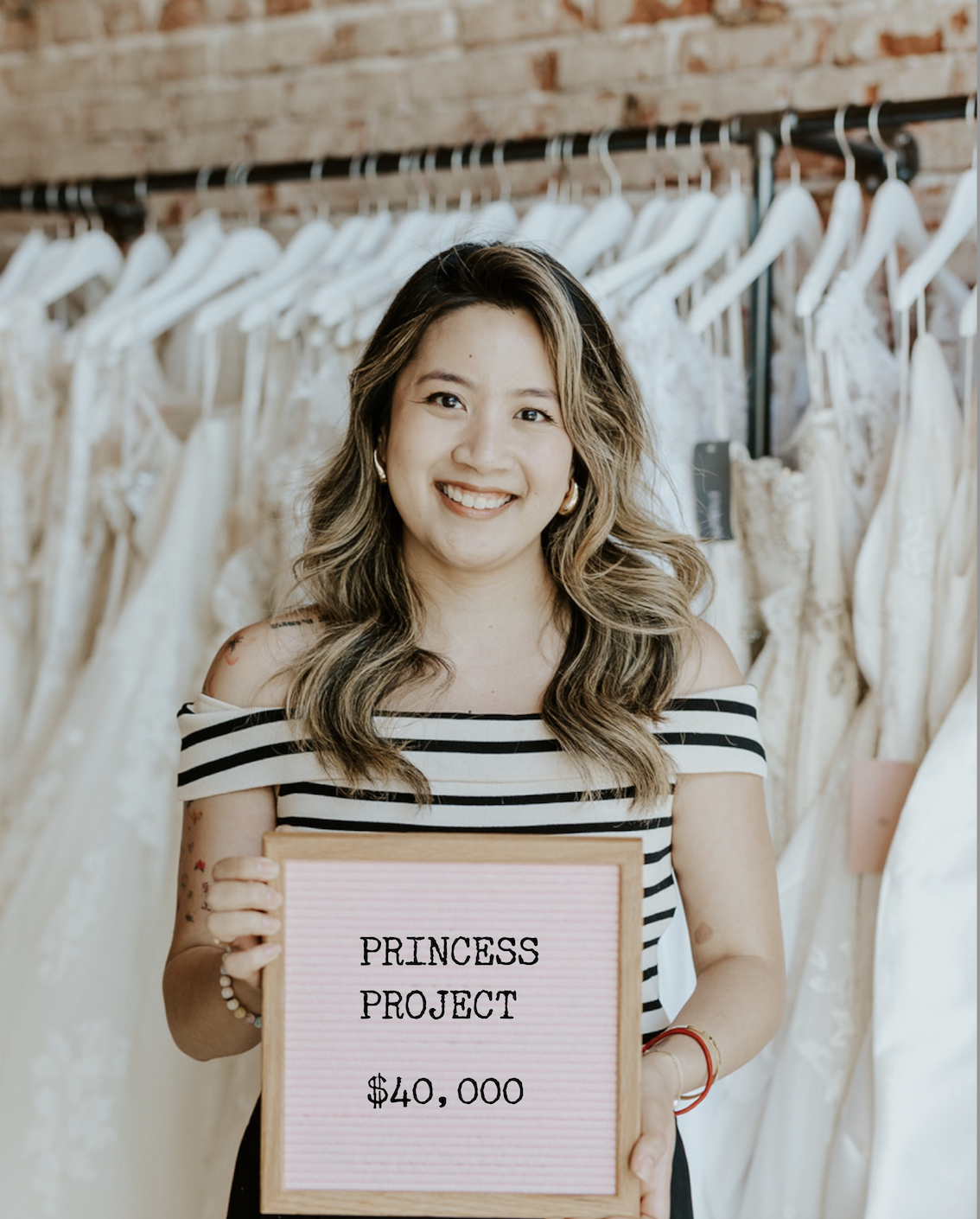 2025 Gift of $40,000 to Princess Project