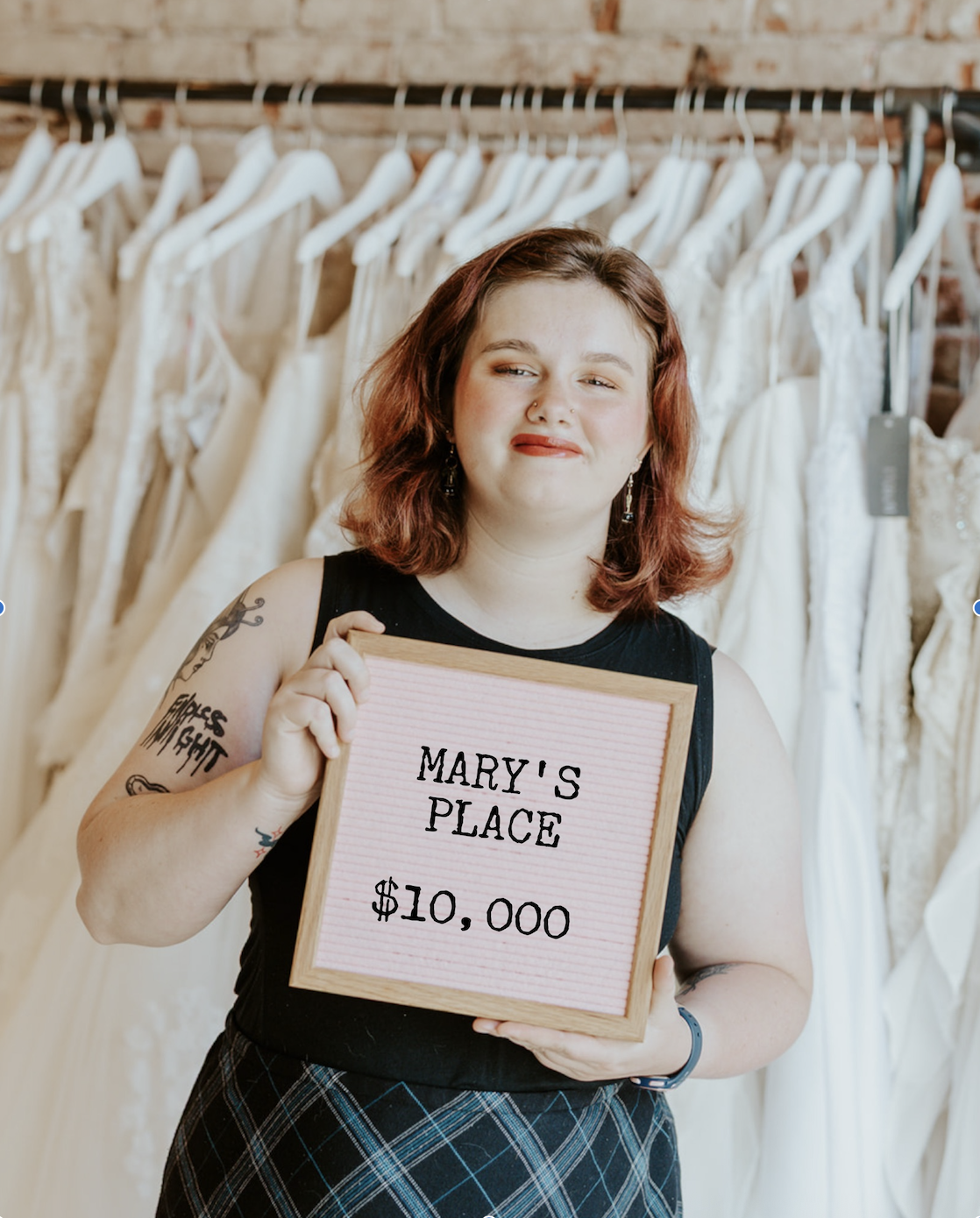 2025 Gift of $10,000 to Mary’s Place