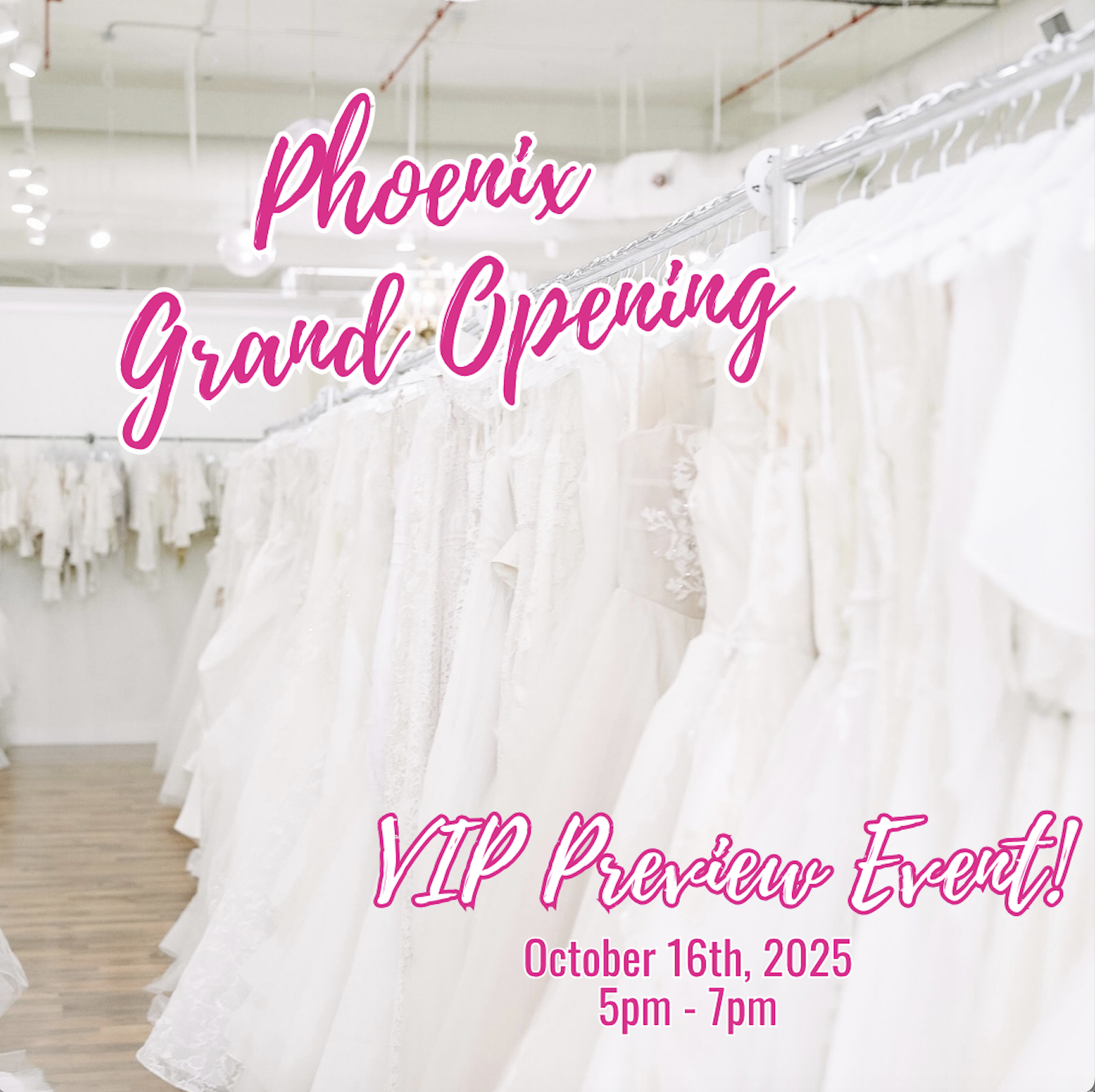 VIP Preview Event – Phoenix Opening – October 16, 2025!