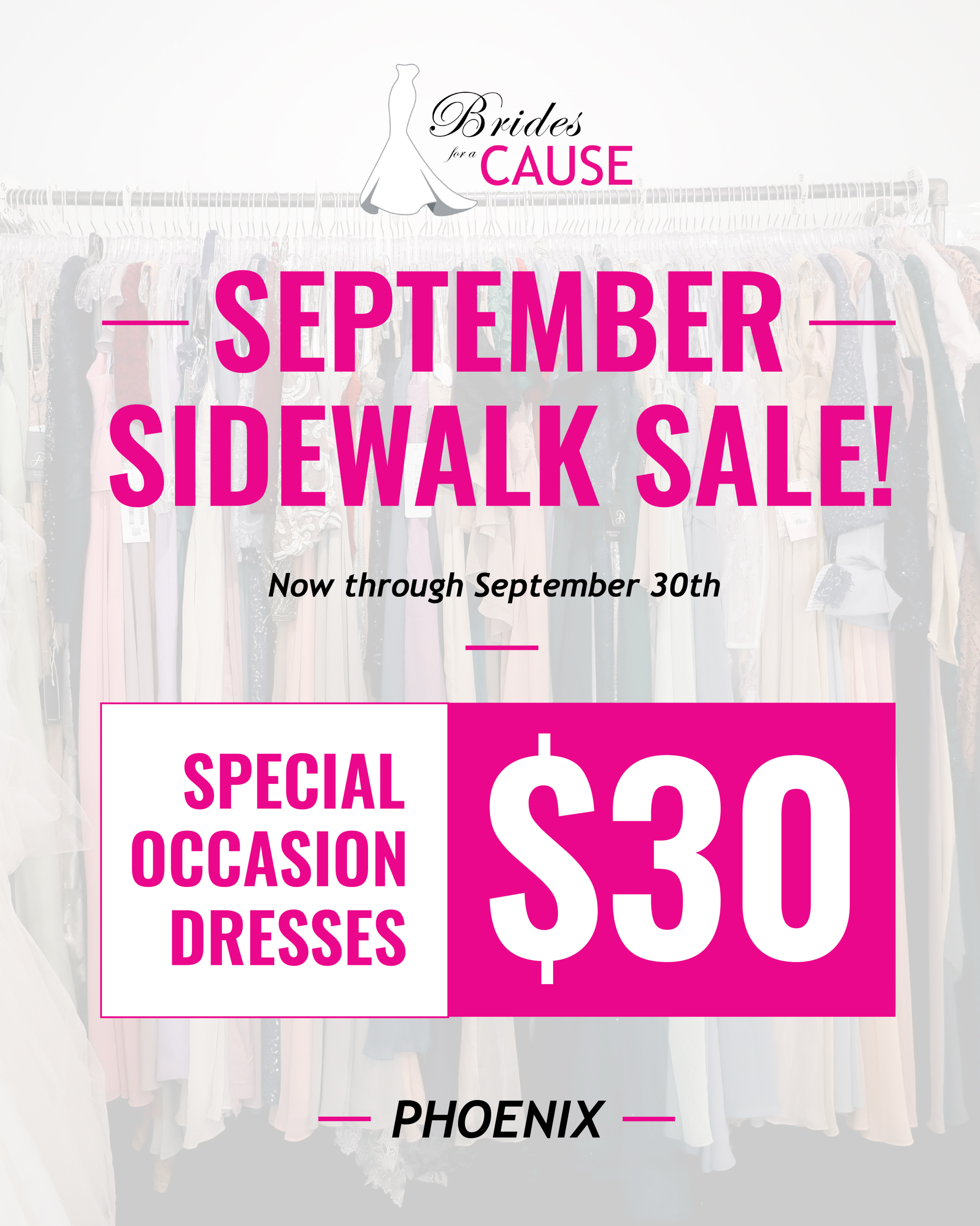 September Sidewalk Sale – September 1-30, 2026 – Phoenix