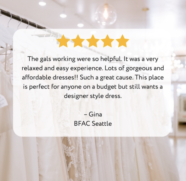 What people are saying about Brides for a Cause!